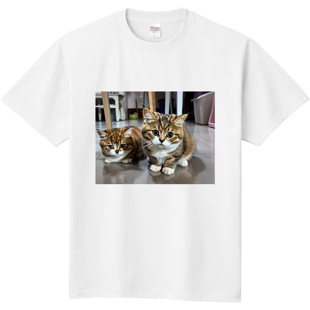 かわいい猫のTシャツ