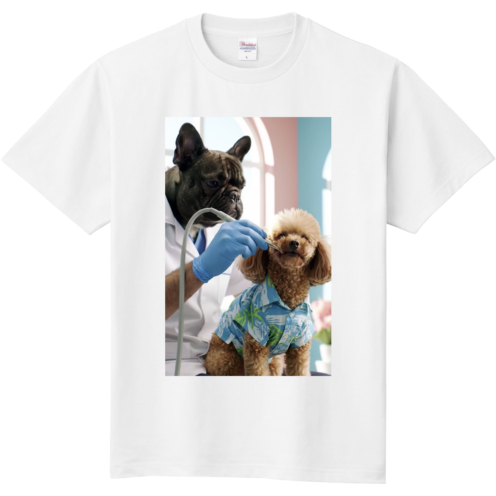 かわいい犬のTシャツ