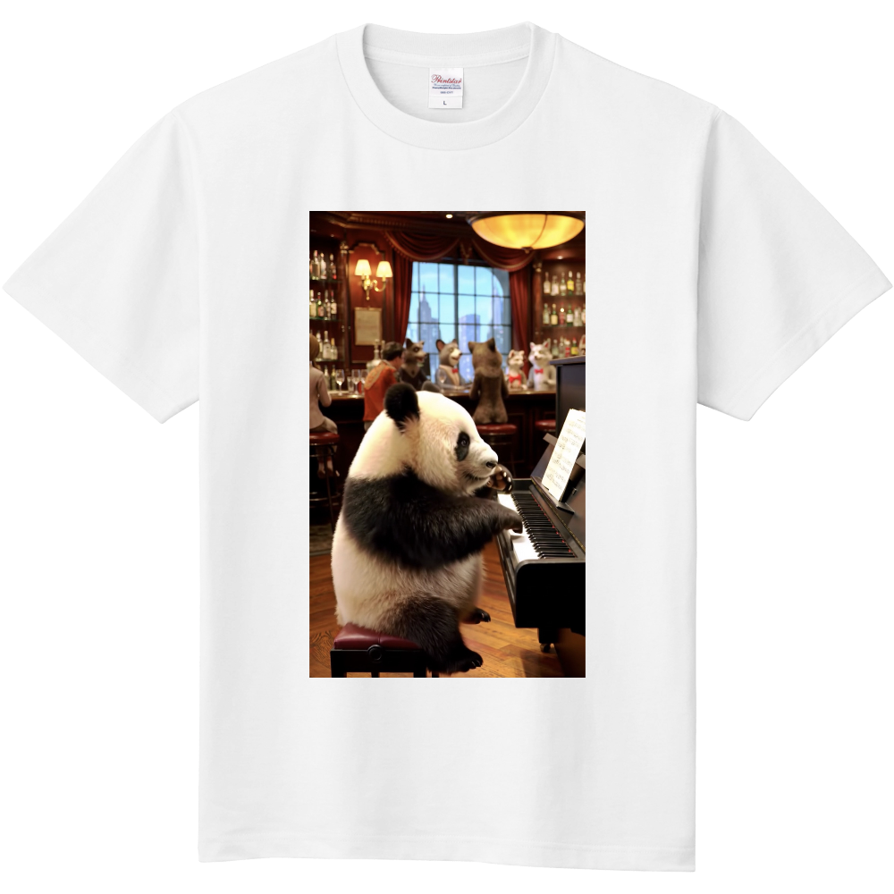 かわいいパンダのTシャツ