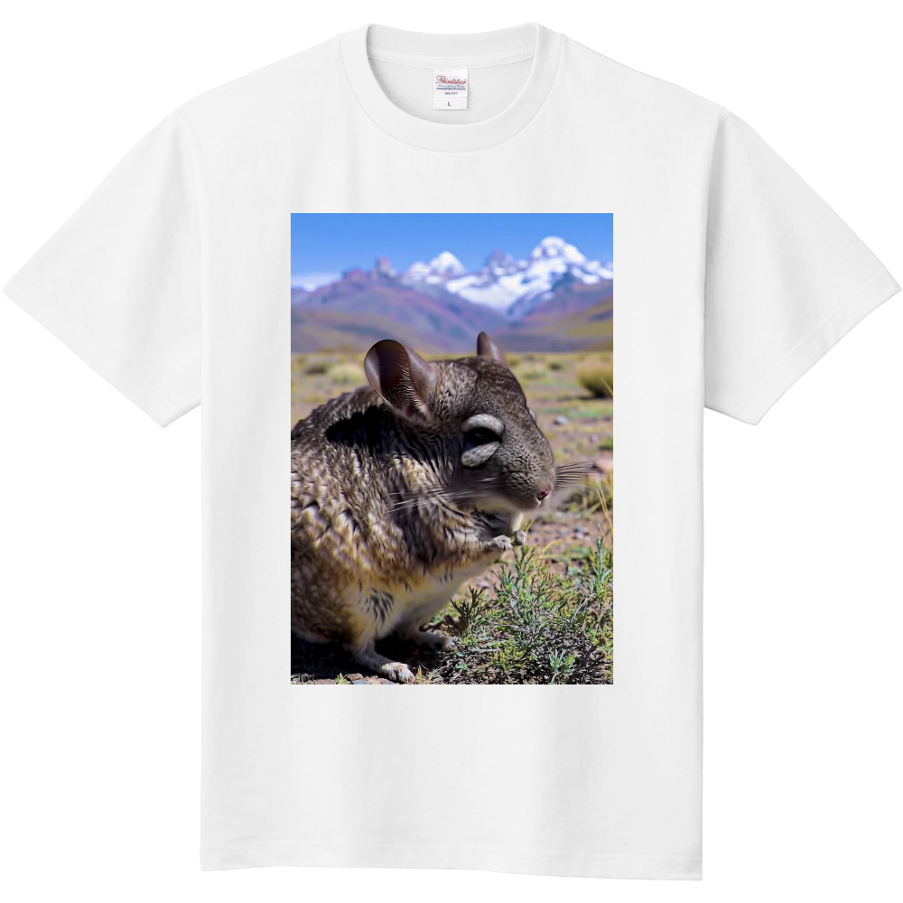かわいいチンチラのTシャツ