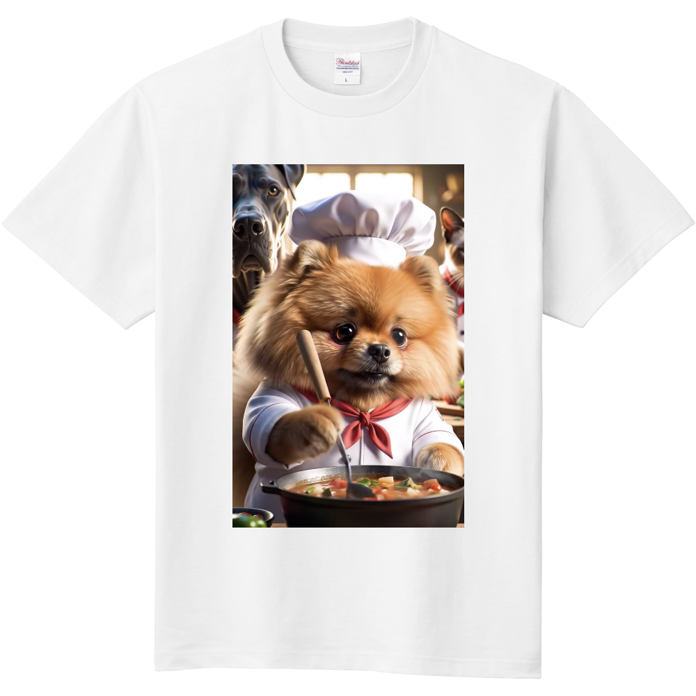かわいい犬のTシャツ