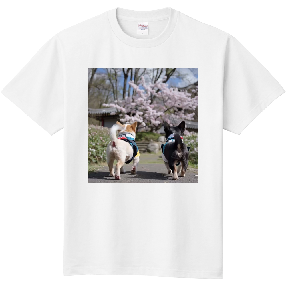 かわいい犬のTシャツ