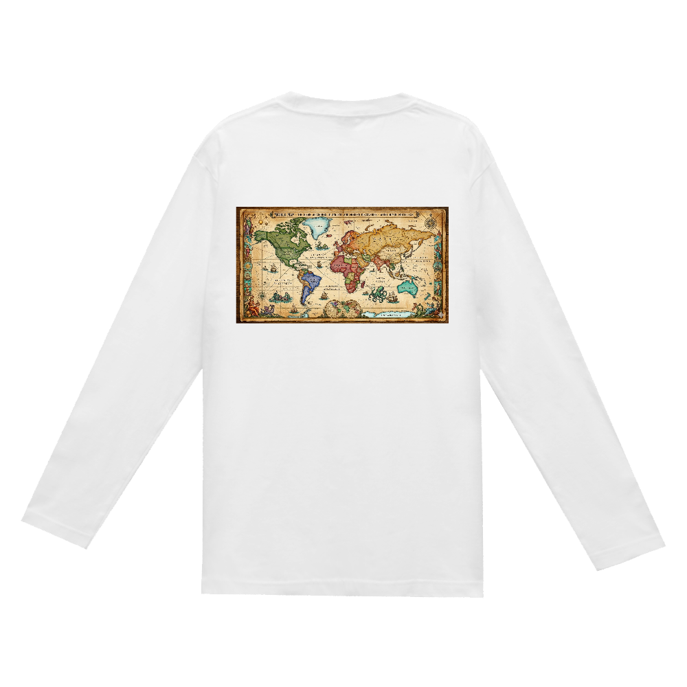 世界地図長袖