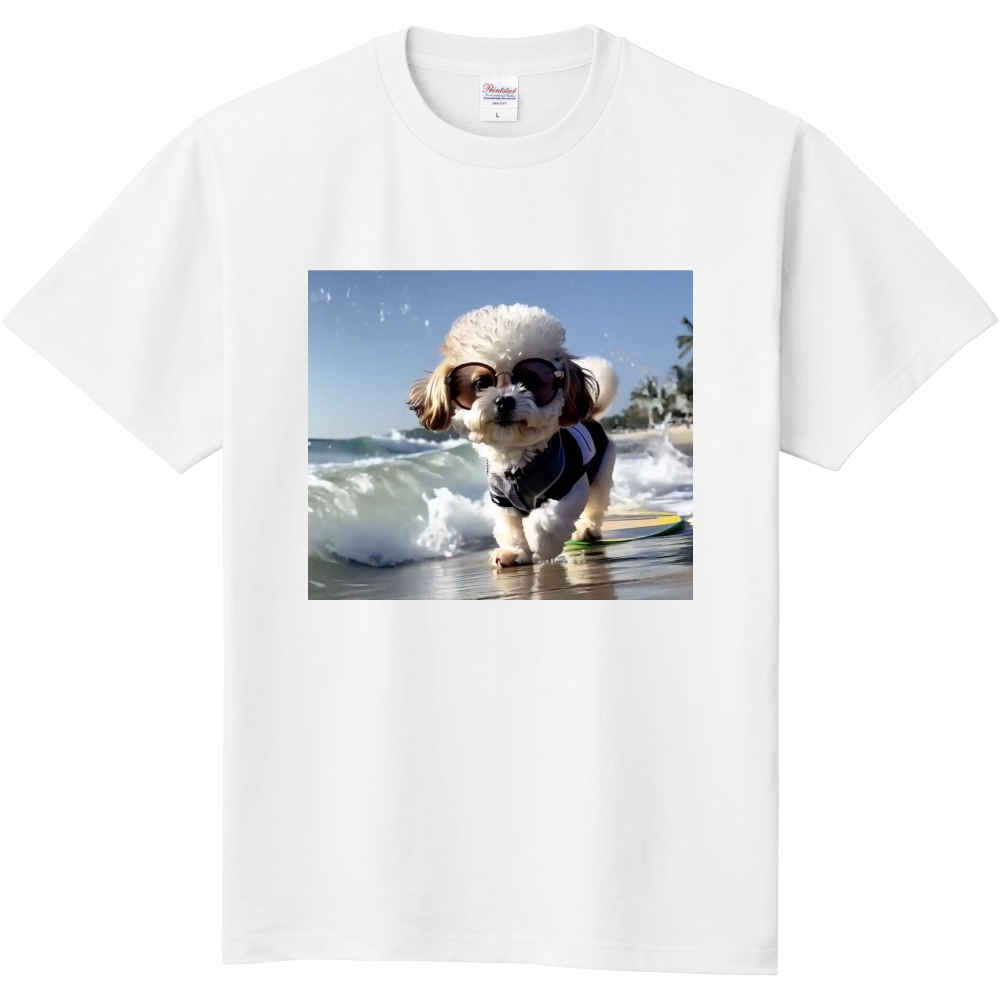 かわいい犬のTシャツ