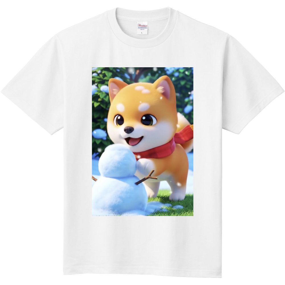 かわいい犬のTシャツ