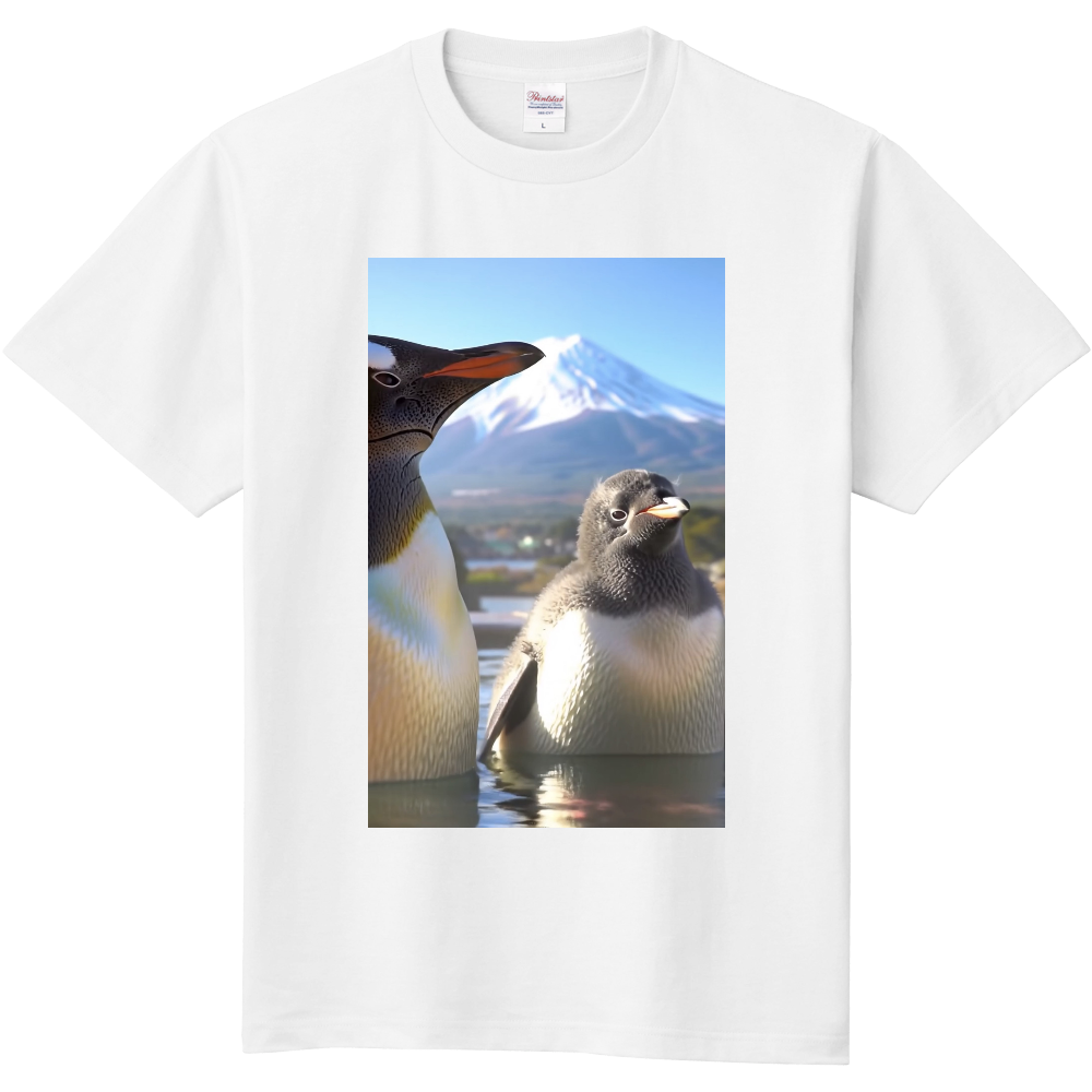 かわいいペンギンのTシャツ
