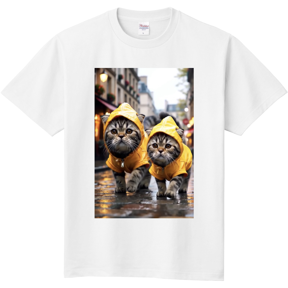 かわいい猫のTシャツ