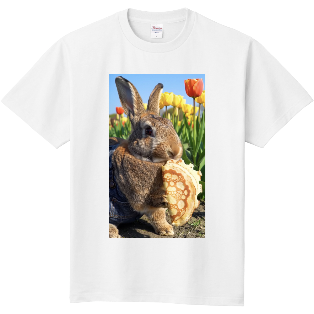 かわいいうさぎのTシャツ