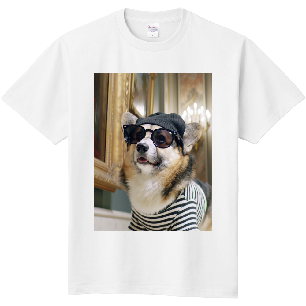 かわいい犬のTシャツ