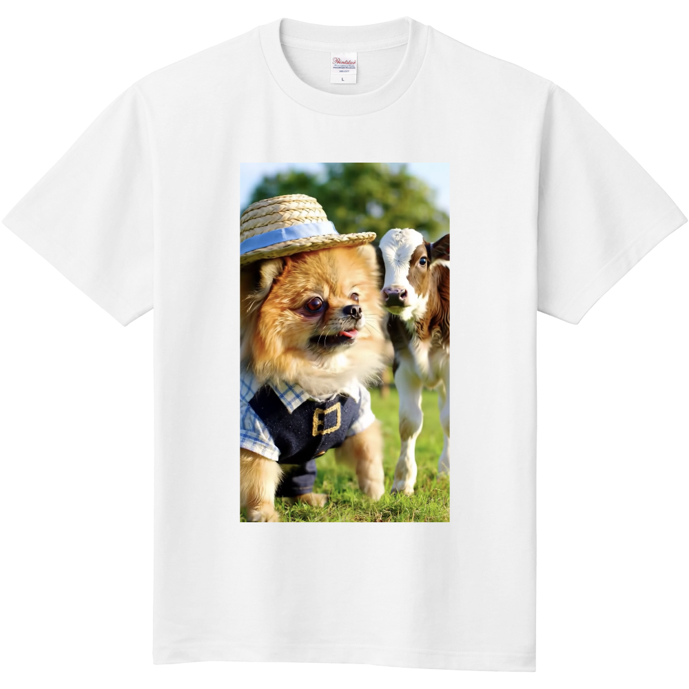 かわいい犬のTシャツ