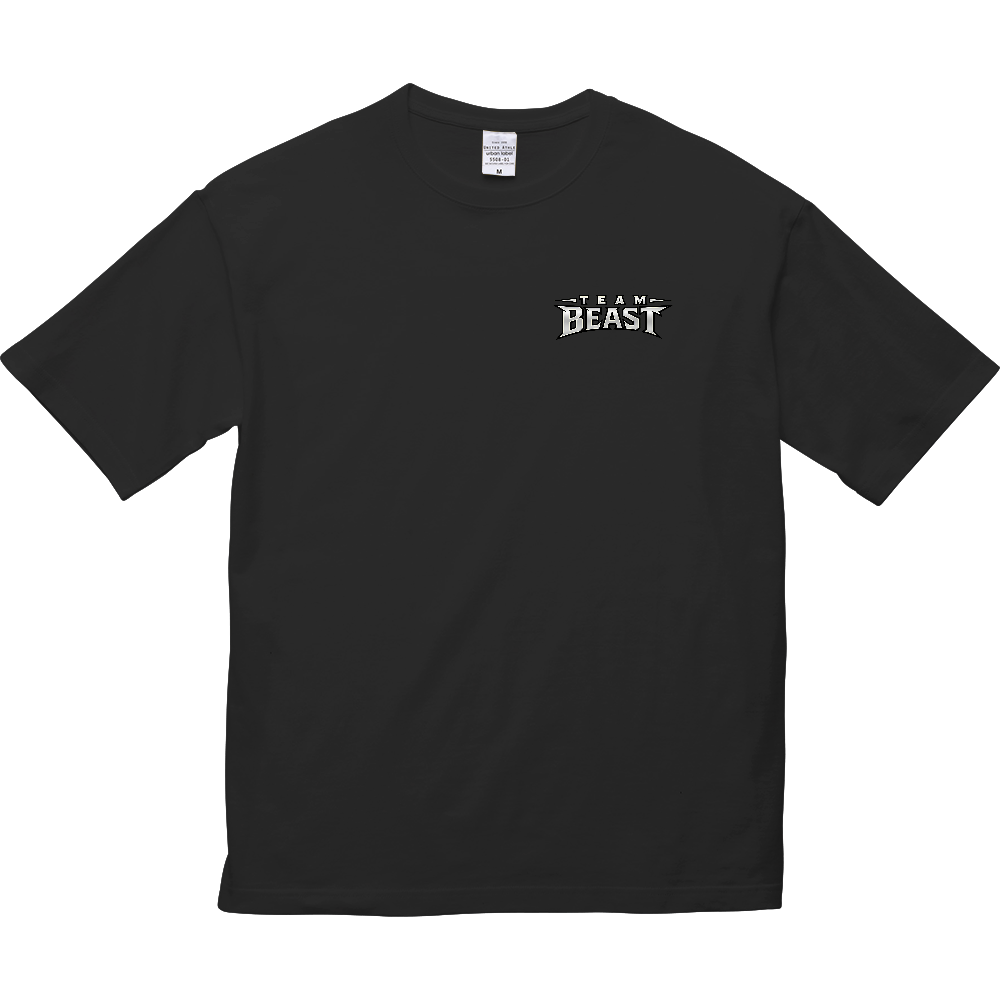 TEAM BEAST 盾ﾛｺﾞ 5.6オンス ビッグシルエット Ｔシャツ