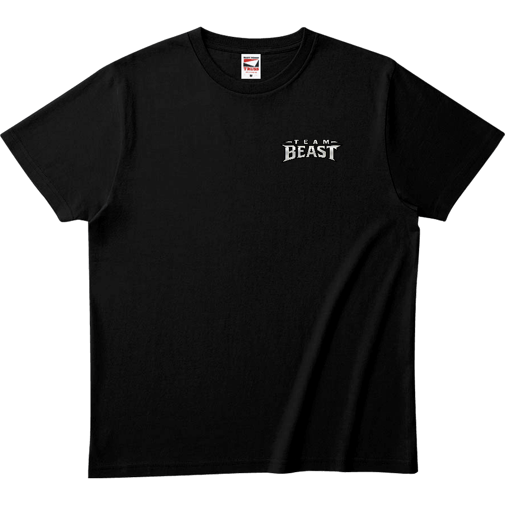 TEAM BEAST 盾ﾛｺﾞ ヘヴィーウェイトTシャツ