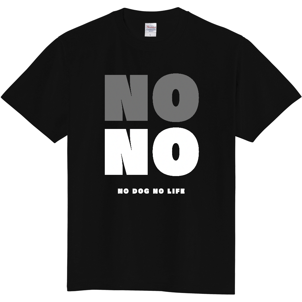 NO DOG NO LIFE / BLACK