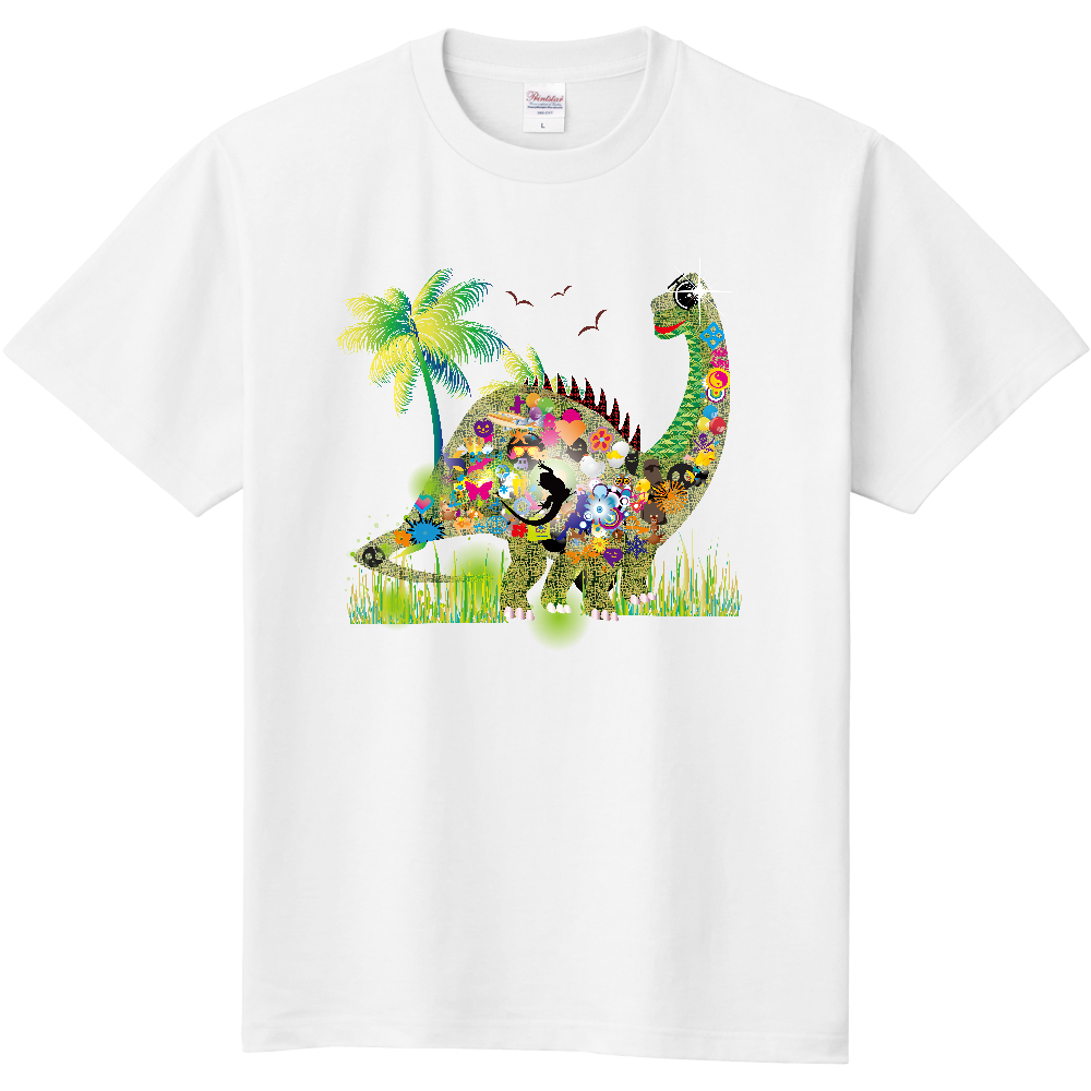 A027　ポップ『恐竜』 定番Ｔシャツ｜PrintStar