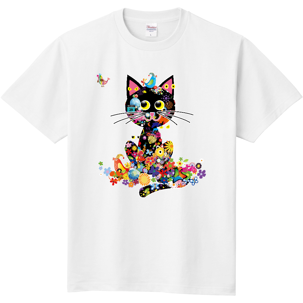 A028　ポップ『ねこ』 定番Ｔシャツ｜PrintStar
