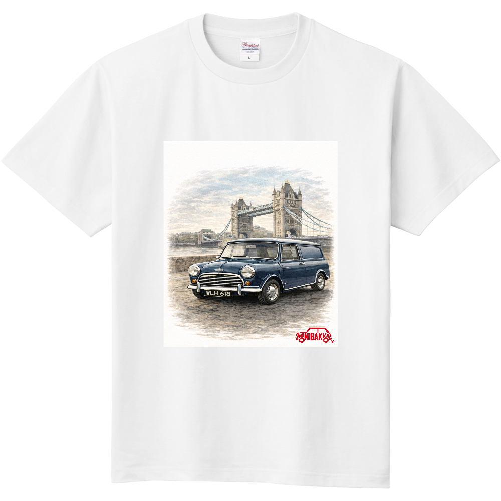 MINIBAKKA定番Ｔシャツ  ローバーmini van