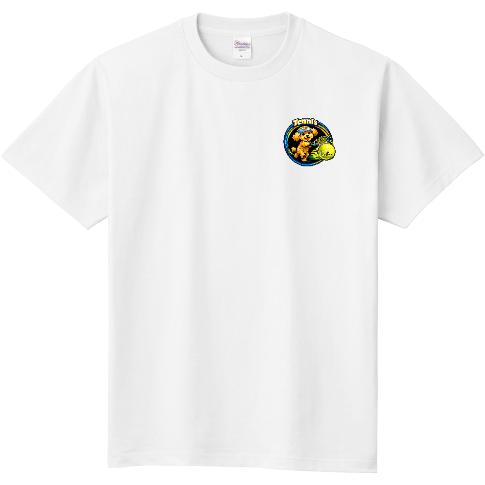 定番Ｔシャツ  Tennis＆ToyPoodle 　ロゴ×2　前後