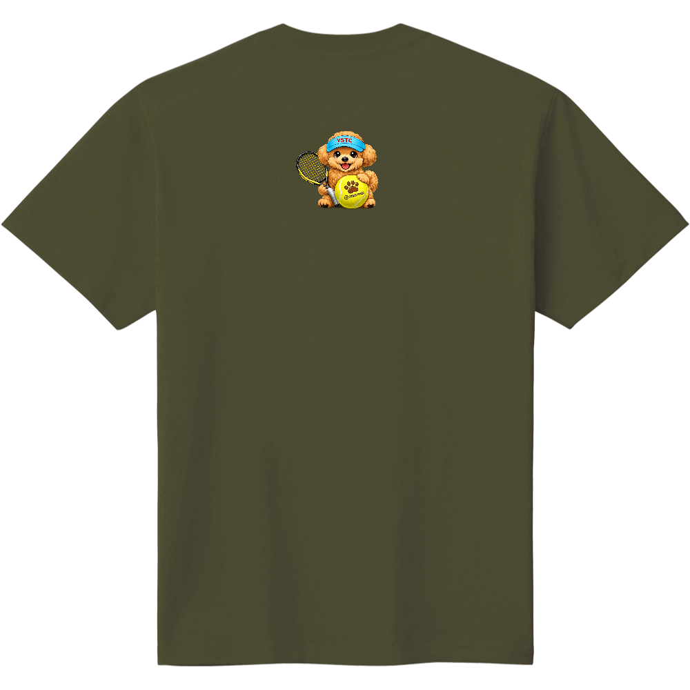 定番Ｔシャツ  Tennis＆ToyPoodle 　背面
