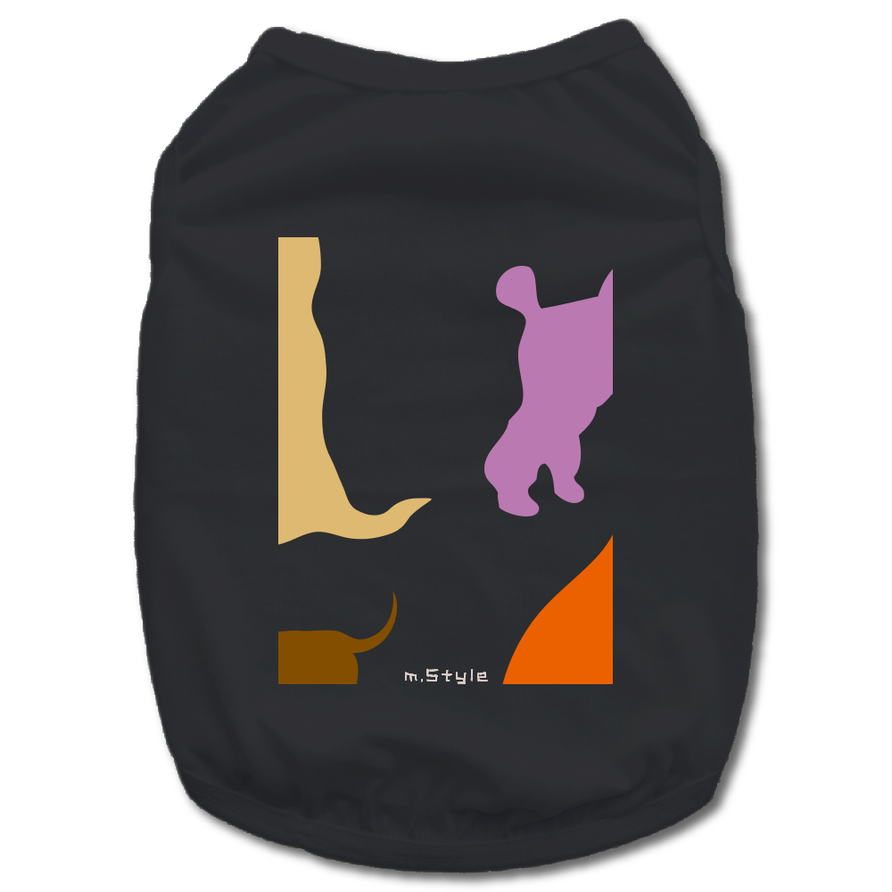 わんこのシルエット