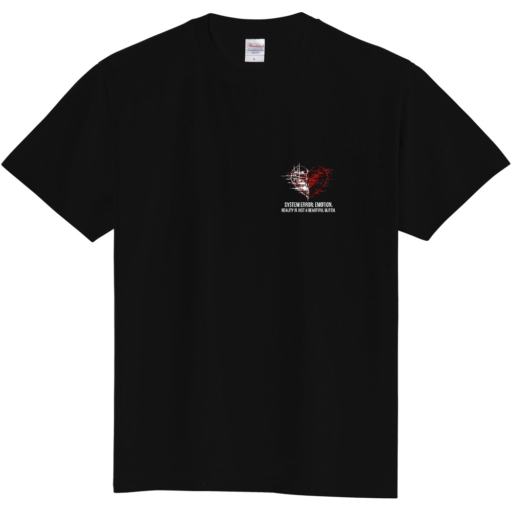 ​【5.6オンス】SYSTEM ERROR グラフィックTシャツ：Reality is just a beautiful glitch / ヘビーウェイト / ユニセックス