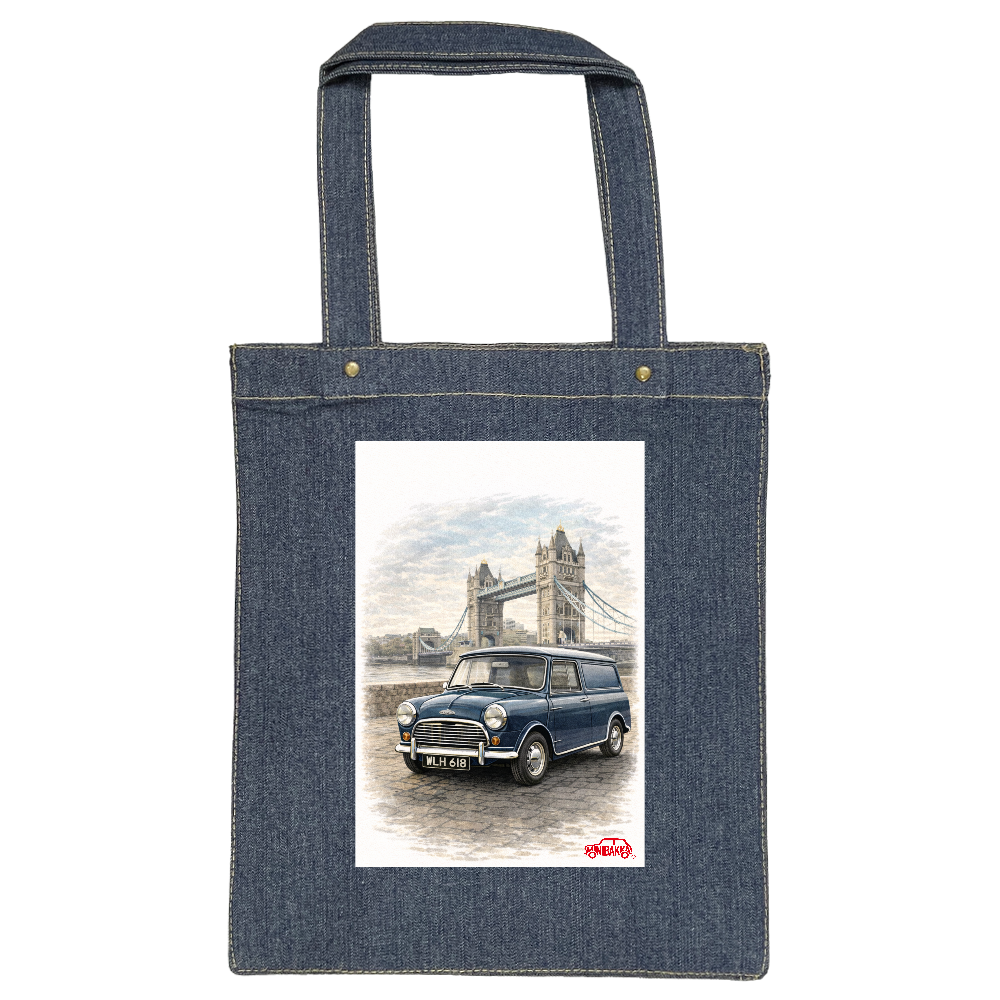 MINIBAKKA ローバーmini van 13ozデニムボックススタッズトート|MARKLESS STYLE