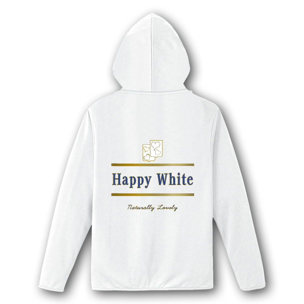 ヒューガルデン風　Happy White パーカー