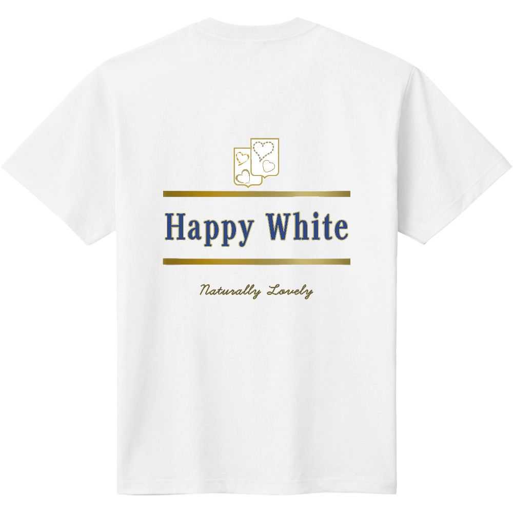 ヒューガルデン風　Happy White Ｔシャツ