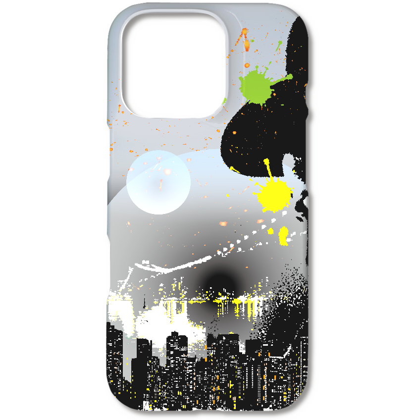 N016 Jazz『夜景02』 3D真空昇華印刷 ツヤあり(コート)