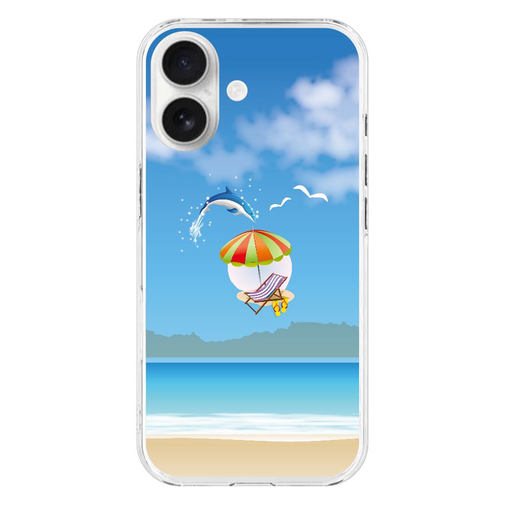 M045 ポップ『surreal-05』 iPhone17 (透明)(ハードケース)|PLATA