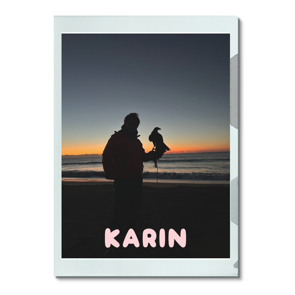 シルエットクリアファイル