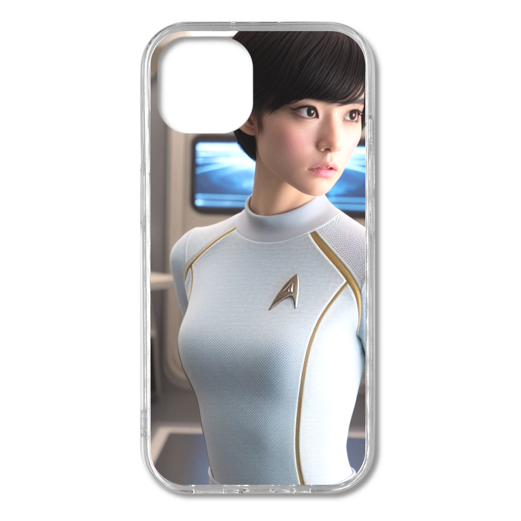 STARTREK風　美人クルー　スマホカバー