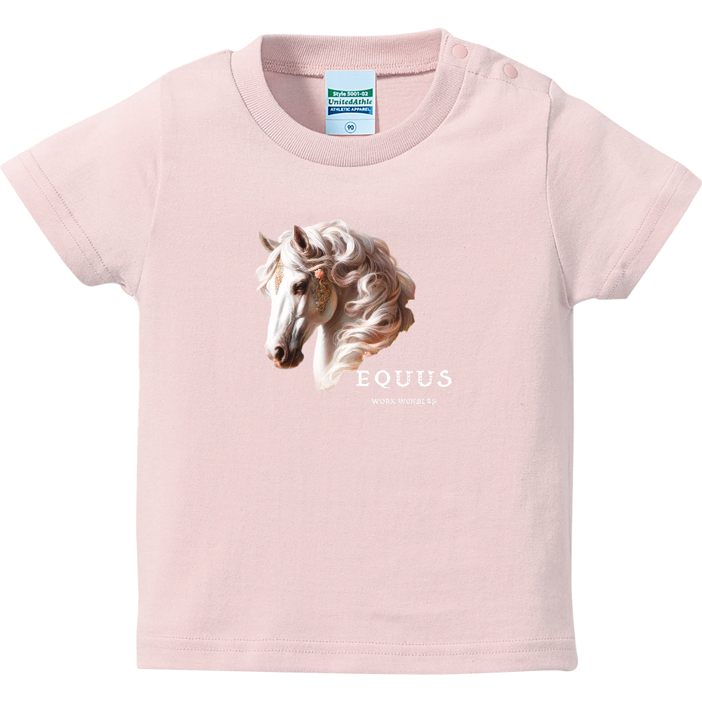 すてきなお馬さん（ベビーTシャツ）