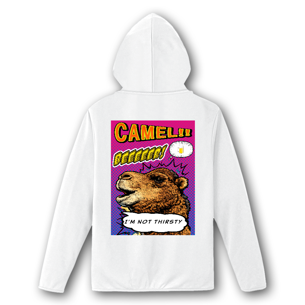 アメコミ風ラクダ パーカー