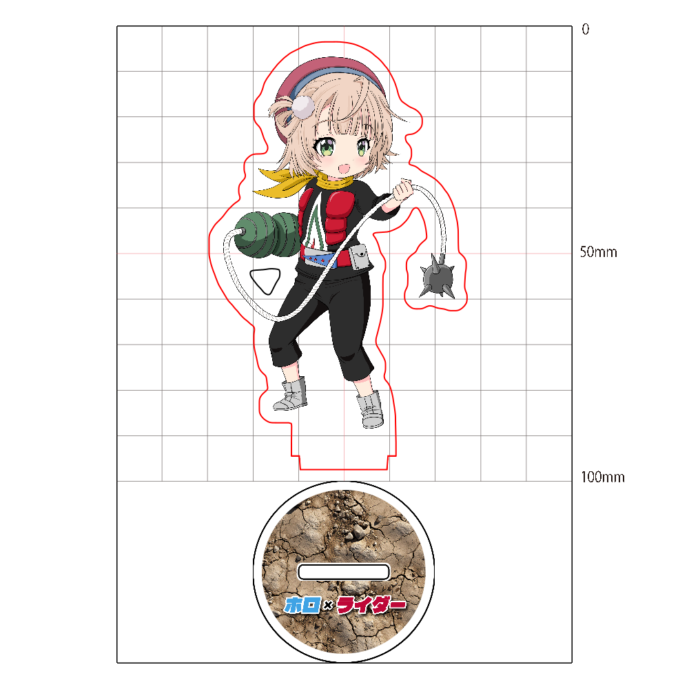 【10cmアクスタ】ホロ×ライダー しぐれうい×ライダーマン