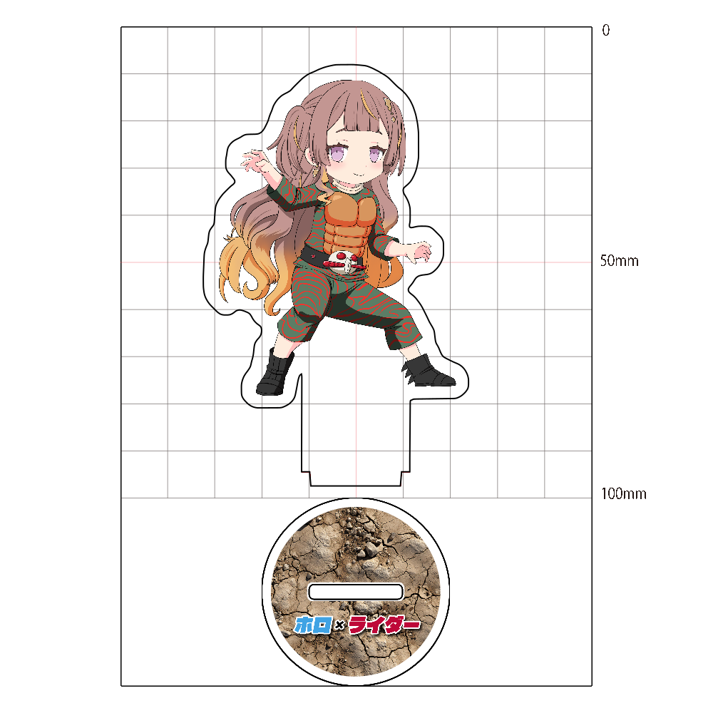 【10cmアクスタ】ホロ×ライダー アーニャ・メルフィッサ×仮面ライダーアマゾン