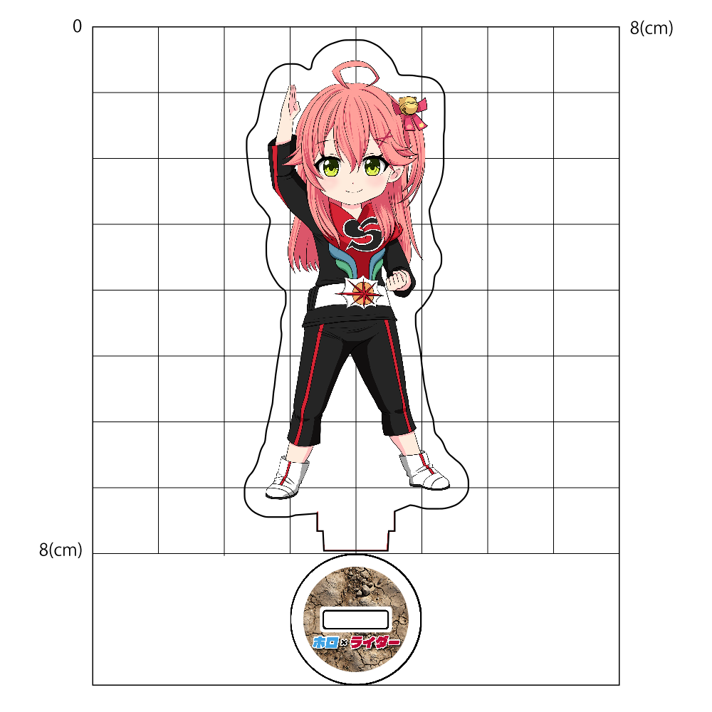 【8cmアクスタ】ホロ×ライダー さくらみこ×仮面ライダーストロンガー