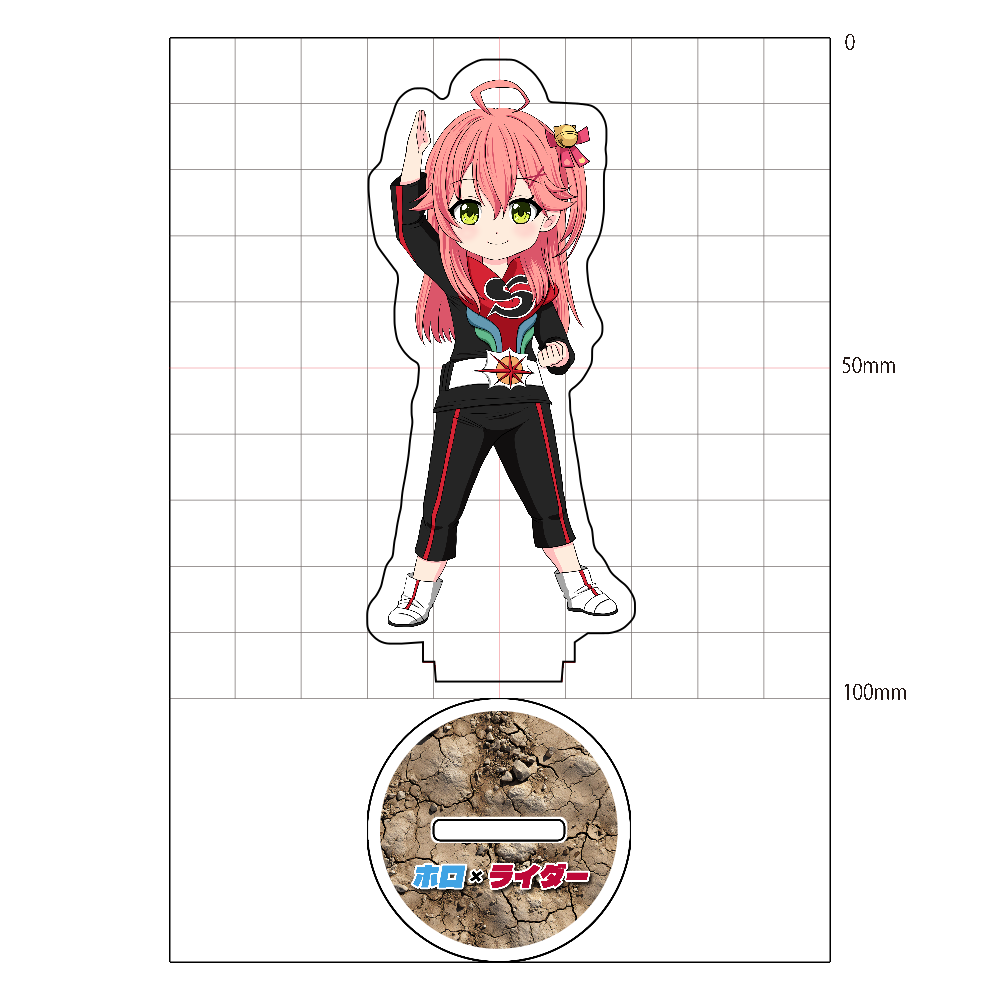 【10cmアクスタ】ホロ×ライダー さくらみこ×仮面ライダーストロンガー
