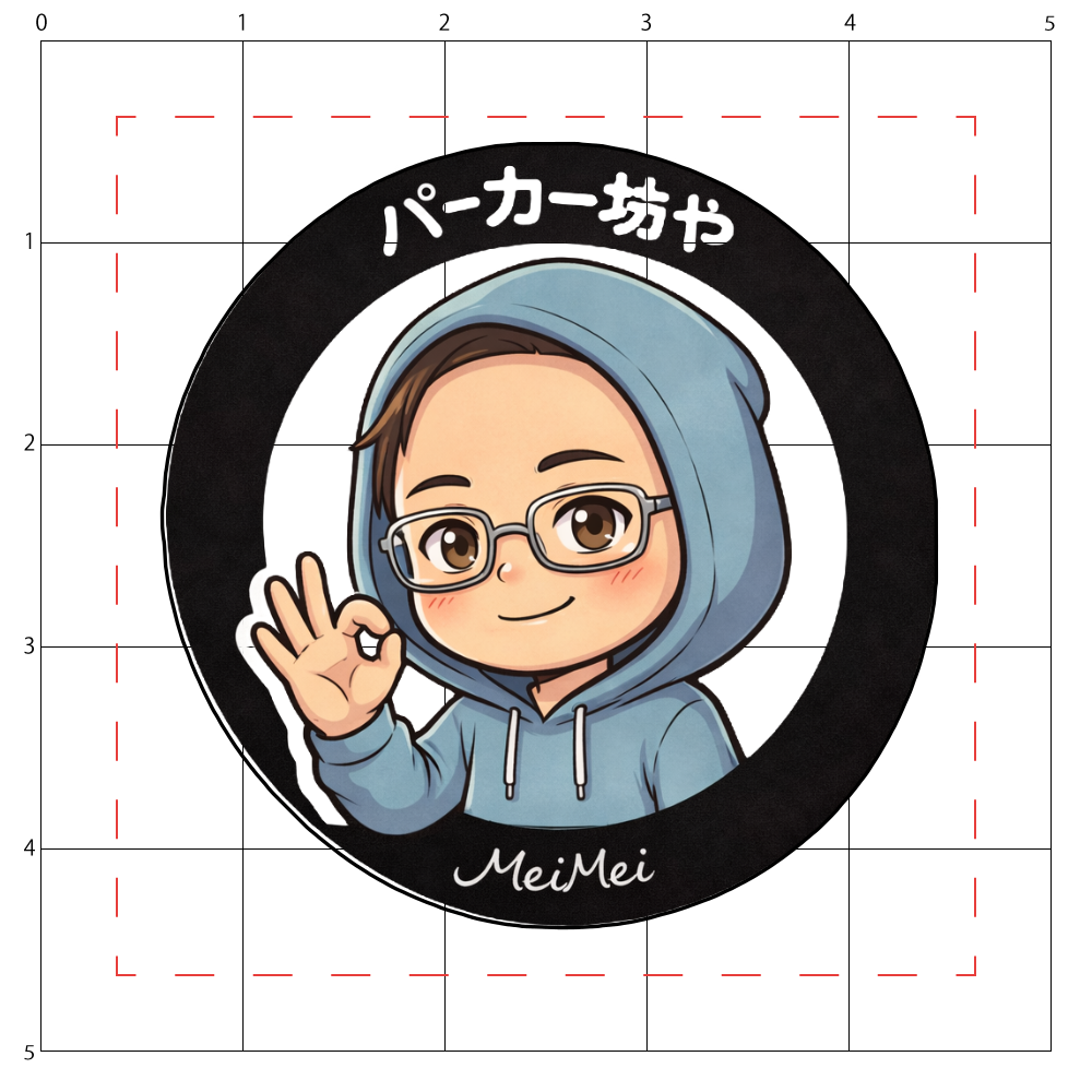 パーカー坊や ステッカー