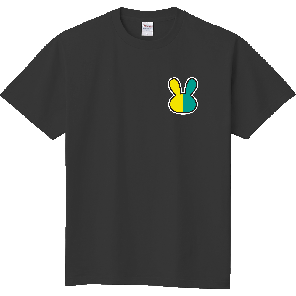 うさぎ型初心者マーク「チャタベル」ワンポイントTシャツ