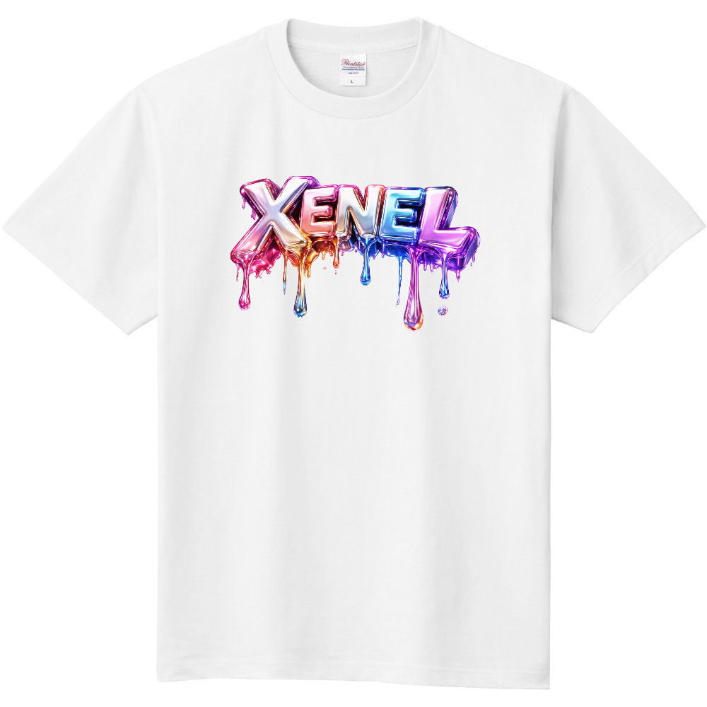 Xenel Neon Drip Tee