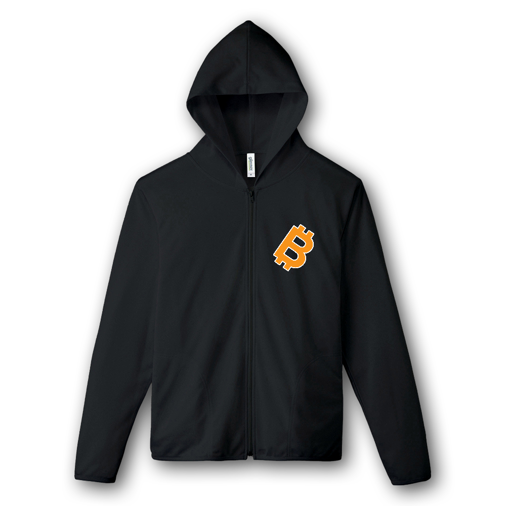 ビットコインロゴジップパーカー