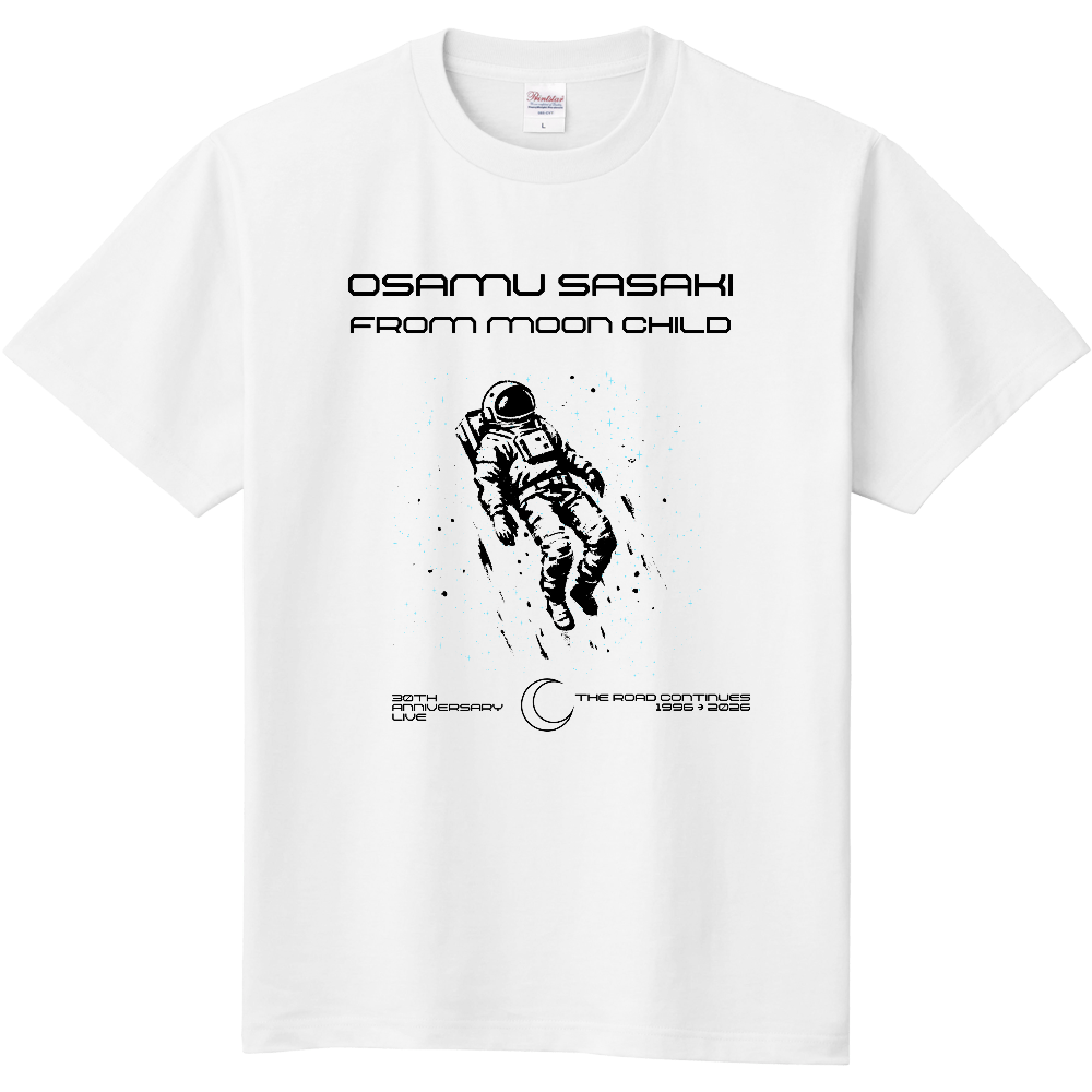 30th Anniversary Live Tシャツ 黒デザイン