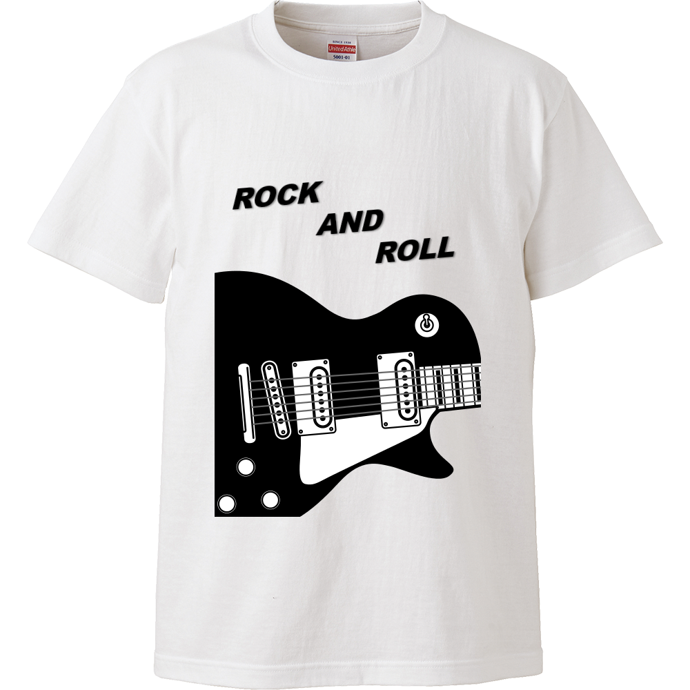 ROCK AND ROLL（ロックアンドロール）即日ハイクオリティーTシャツB・W