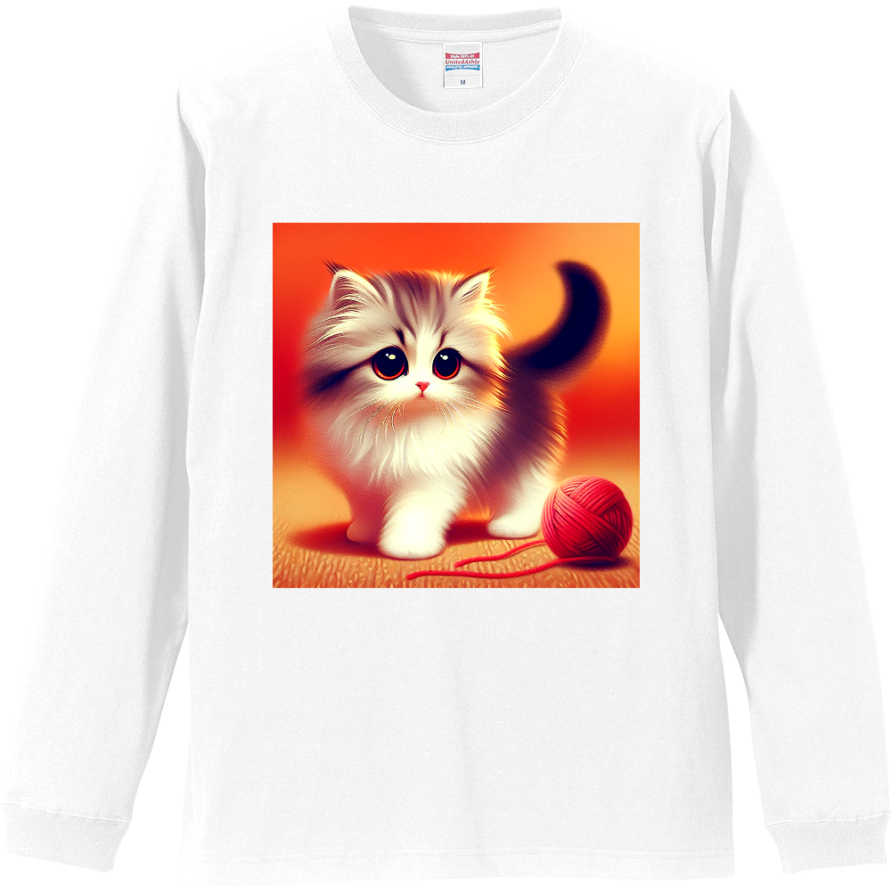 かわいいネコのTシャツ