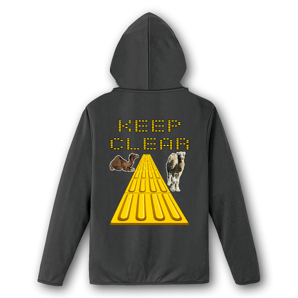  KEEP CLEAR パーカー＜グレー/ラクダ＞