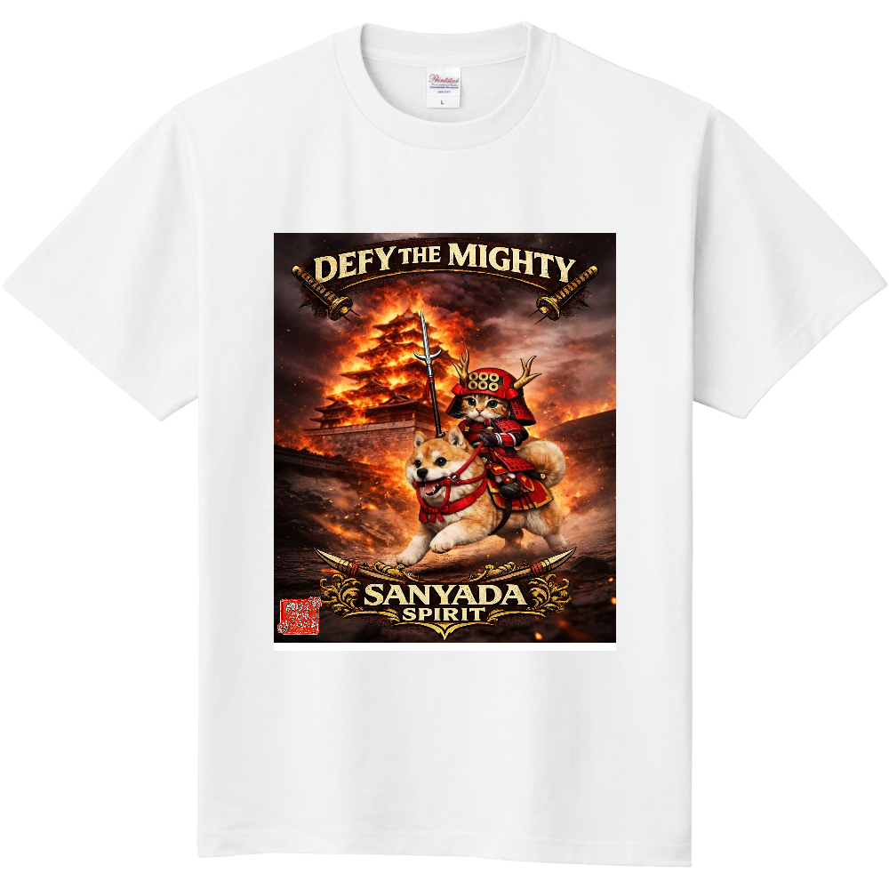 猫化戦国武将グッズ（真田幸村風）