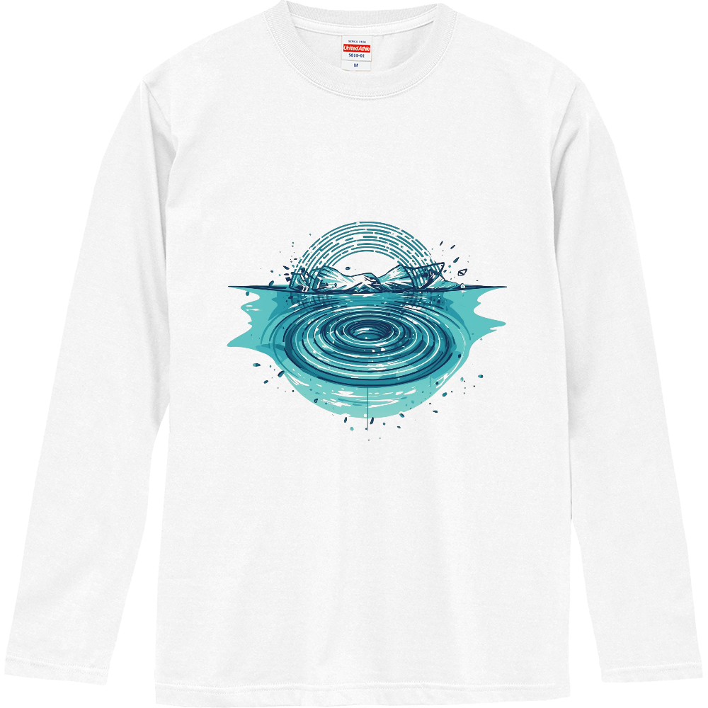 [ロングTシャツ] Drawing on Water