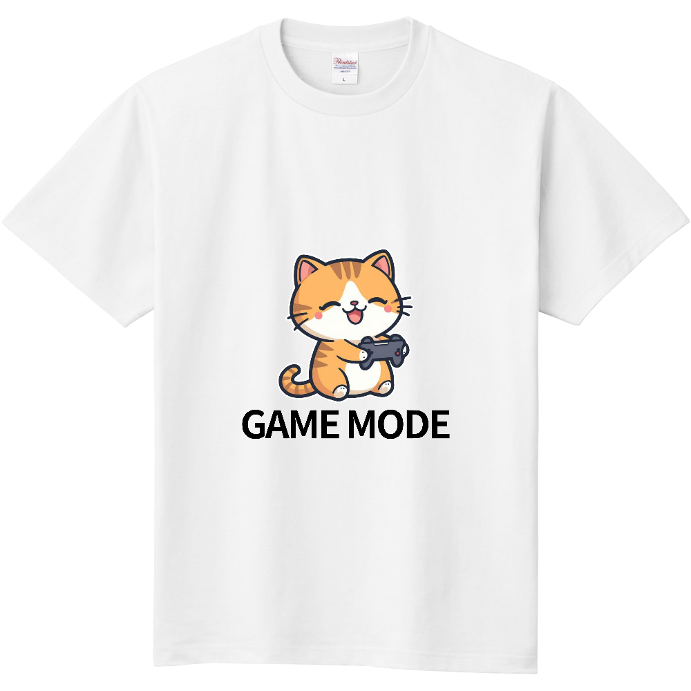 GAME MODE ゆるかわゲーム猫ロゴ
