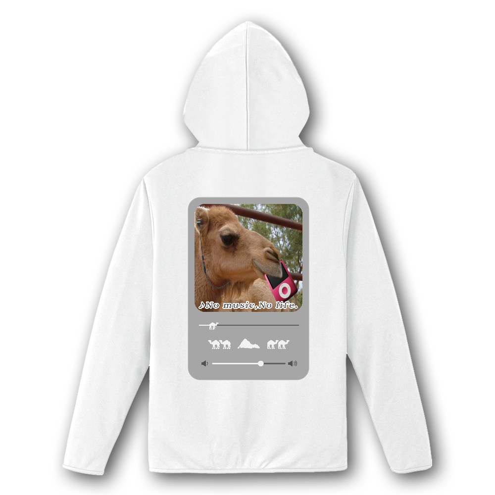 ミュージック・プレーヤー パーカー<No music ~>