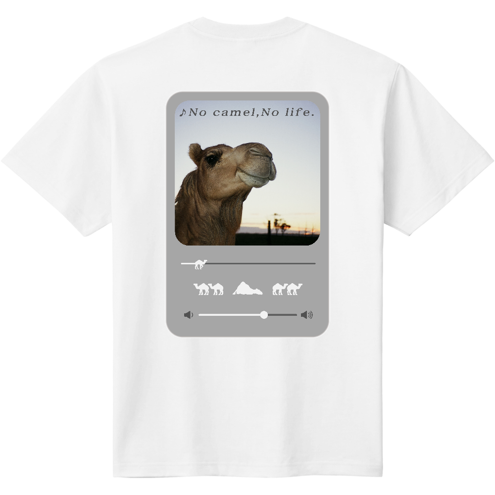 ミュージック・プレーヤー　Ｔシャツ＜/No camel ～＞